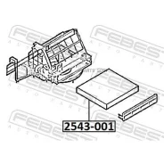 ������ �������� 2543-001 Febest 2543001 2543001 ����