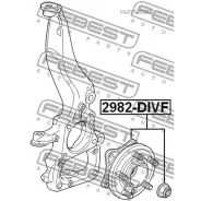 ������� ������ LAND Rover Range Rover Sport 2005-2009 �����. Febest 2982DIVF 2982DIVF ����