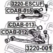 ����� ������� ������ ������ Cadillac Escalade III 2007-2013 3220-001 Febest 3220001 3220001 ����