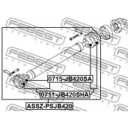 ��� ��������� Suzuki Grand Vitara/Escudo 2006-2014 ASSZ-PSJB420 Febest Asszpsjb420 ASSZPSJB420 ����
