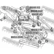 ����������� ���� ����� BMW 3 E90/E91 2004-2012 BMAB-016 Febest BMAB016 BMAB016 ����