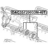��������� ������� DAC35720033M-KIT Febest DAC35720033MKIT DAC35720033MKIT ����