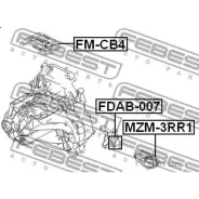 ����� ��������� ����� FORD Focus II CB4 20082011 FM-CB4 Febest FMCB4 FMCB4 ����