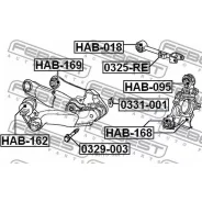 ����������� Honda CR-V RE3/RE4 20072012 HAB-162 Febest HAB162 HAB162 ����