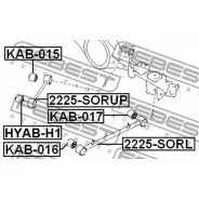 ����������� ���� ����������� ������ Hyundai H1 08- KAB-015 Febest KAB015 KAB015 ����
