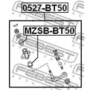 ������ ���������� ������ Mazda BT-50 UN 2006-2012 MZSB-BT50 Febest Mzsbbt50 MZSBBT50 ����