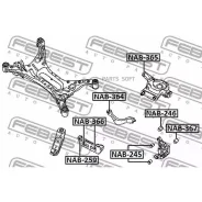 ����������� ������� ����������� ������ �������� ��� Nissan Altima L33 2012.05- [US] NAB-364 Febest NAB364 NAB364 ����