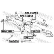 ����������� ���������� ������ �������� ��� Nissan Elgrand E51 2002.05-2010.08 [JP] NAB-E51DM Febest NABE51DM NABE51DM ����