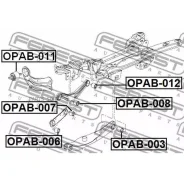 ����������� ������� ����������� ������ | ��� ����/��� | Febest OPAB007 OPAB007 ����