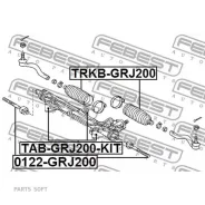����� ������� ����� �������� Toyota LAND Cruiser 200 2007- TAB-GRJ200-KIT Febest Tabgrj200KIT TABGRJ200KIT ����