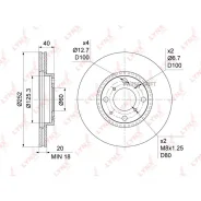 ���� ��������� ������������� (252x20) | ����� | Lynxauto BN1132 BN1132 ����