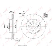 ���� ��������� ������������� (255x22) | ����� | Lynxauto BN1151 BN1151 ����
