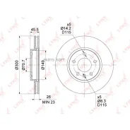���� ��������� ������������� (300x26) | ����� | Lynxauto BN1354 BN1354 ����
