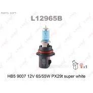 ����� HB5 9007 12V 65/55W PX29T Super White Lynxauto L12965B L12965B ����