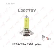 ����� H7 24V 70W ��26d Yellow HCV Lynxauto L20770Y L20770Y ����