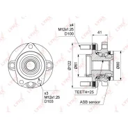 ������� ������ | ����� ����/��� | 4*100 Lynxauto WH1011 WH1011 ����