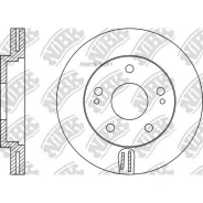 ���� ��������� Mitsubishi Lancer/Outlander 03- ������. 276x26 NIBK RN1365 RN1365 ����