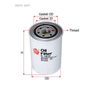 ������ �������� Mitsubishi Canter 96-10 3.0-4.9 Diesel Sakura C1012 C1012 ����