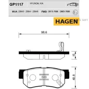 ������� ������ Hyundai GETZ, Matrix, Santa FE I GP1117 Sangsin Brake GP1117 GP1117 ����
