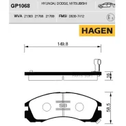 ������� �������� Mitsubishi Outlander I-III GP1068 Sangsin Brake GP1068 GP1068 ����