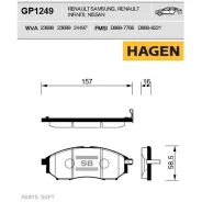 ������� �������� Nissan Murano (Z50/51), Pathfinder (R51), Qashqai GP1249 Sangsin Brake GP1249 GP1249 ����