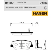 ������� ��������� ������ Hyundai Santa Fe 06-/KIA Sorento 09- GP1247 Sangsin Brake GP1247 GP1247 ����