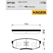 ������� ������ Lexus LX570 07-, Toyota LAND Cruiser 200, Prado 150 GP1382 Sangsin Brake GP1382 GP1382 ����