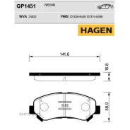 ������� �������� Nissan Qashqai, X-Trail (T31) GP1451 Sangsin Brake GP1451 GP1451 ����
