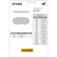 ������� ��������� �������� Mazda CX-7 MZR DISI Turbo 07 GP1603 Sangsin Brake GP1603 GP1603 ����