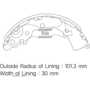 ������� ��������� ���. Hyundai Accent 1.4-1.6 05-/KIA RIO II 1.4-1.6 05- SA153 Sangsin Brake SA153 SA153 ����