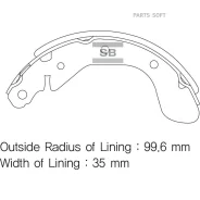 ������� ��������� Chevrolet AVEO 05- 1.2-1.5 �������. Sangsin Brake SA129 SA129 ����