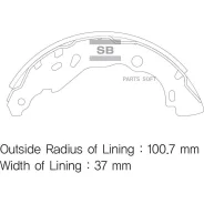 ������� ��������� Renault Logan/CLIO 98- ����. Sangsin Brake SA177 SA177 ����