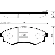 ������� ��������� Hyundai Elantra/Matrix/Sonata/Ssangyon�G Rexton/Korando �����. SP1048 Sangsin Brake SP1048 SP1048 ����