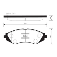 ������� ��������� Daewoo Nexia/Lanos R14 00-/Evanda 05- �������� SP1077 Sangsin Brake SP1077 SP1077 ����