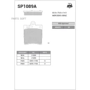 ������� ��������� �������� MB W210 2.0-3.0TD 96-02 SP1089A Sangsin Brake SP1089A SP1089A ����