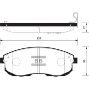 ������� ��������� �������� Infinity G35 05-06, Nissan Altima/Maxima 2.5/3.5 95 SP1107F Sangsin Brake SP1107F SP1107F ����