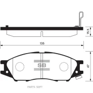 ������� ��������� �������� Nissan Almera 2.5/2.2DCi 03/Sunny all 99 SP1156 Sangsin Brake SP1156 SP1156 ����