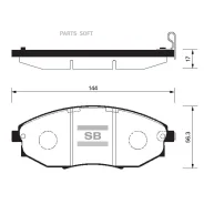 ������� ��������� Chevrolet Epica 07- �������� SP1193 Sangsin Brake SP1193 SP1193 ����