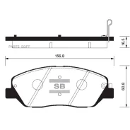 ������� ��������� Hyundai Santa FE (CM)/(SM) 05-/KIA Sorento (XM) 09- �������� SP1194 Sangsin Brake SP1194 SP1194 ����