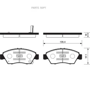 ������� ��������� �������� Honda Civic 1.3i-1.6i 16V 91-01 SP1221 Sangsin Brake SP1221 SP1221 ����