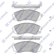 ������� ��������� �������� �������� Grand Starex (Severe DUTY) SP1238SD Sangsin Brake SP1238SD SP1238SD ����