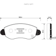������� ��������� FORD Transit -06 �����. Sangsin Brake SP1275 SP1275 ����