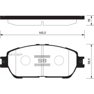 ������� ��������� Toyota Camry -06 �����. Sangsin Brake SP1372 SP1372 ����