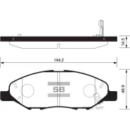 ������� ��������� Nissan March 02-/NOTE(������) 01-/Tiida 07- �������� SP1383 Sangsin Brake SP1383 SP1383 ����