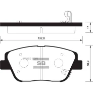 ������� ��������� KIA Optima 11- ���. SP1398 Sangsin Brake SP1398 SP1398 ����