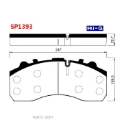������� ��������� �������� SP1393 Sangsin Brake SP1393 SP1393 ����