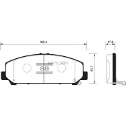 ������� ��������� �������� Nissan Armada 07-11/Parthfinder 4.0 11/Xterra 11 SP1448 Sangsin Brake SP1448 SP1448 ����