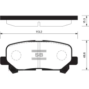 ������� ��������� Honda Pilot 08-/Acura MDX 06- ������ SP1461 Sangsin Brake SP1461 SP1461 ����