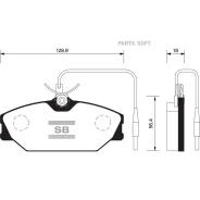 ������� ��������� �������� Renault R25 2.4-2.8/Laguna 1.8/2.0/2.2D 84-98 SP1483 Sangsin Brake SP1483 SP1483 ����