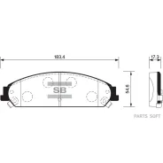 ������� ��������� �������� Chrysler 300C 3.0CRD 04, Dodge Caliber SP1509 Sangsin Brake SP1509 SP1509 ����